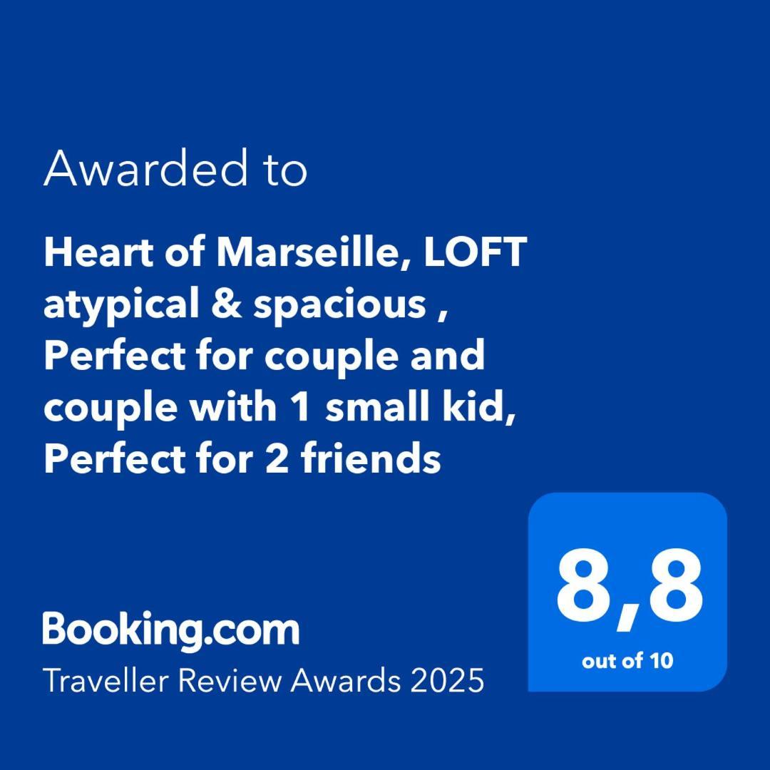 Heart Of Marseille, Loft Atypical & Spacious , Perfect For Couple And Couple With 1 Small Kid, Perfect For 2 Friends Exterior photo